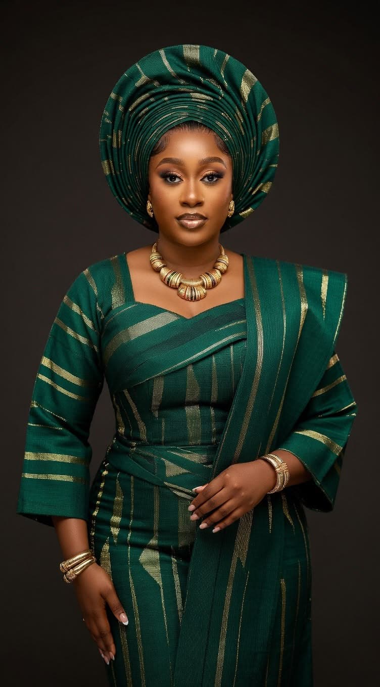 Weddings and aso ebi: aso-oke, lace, george