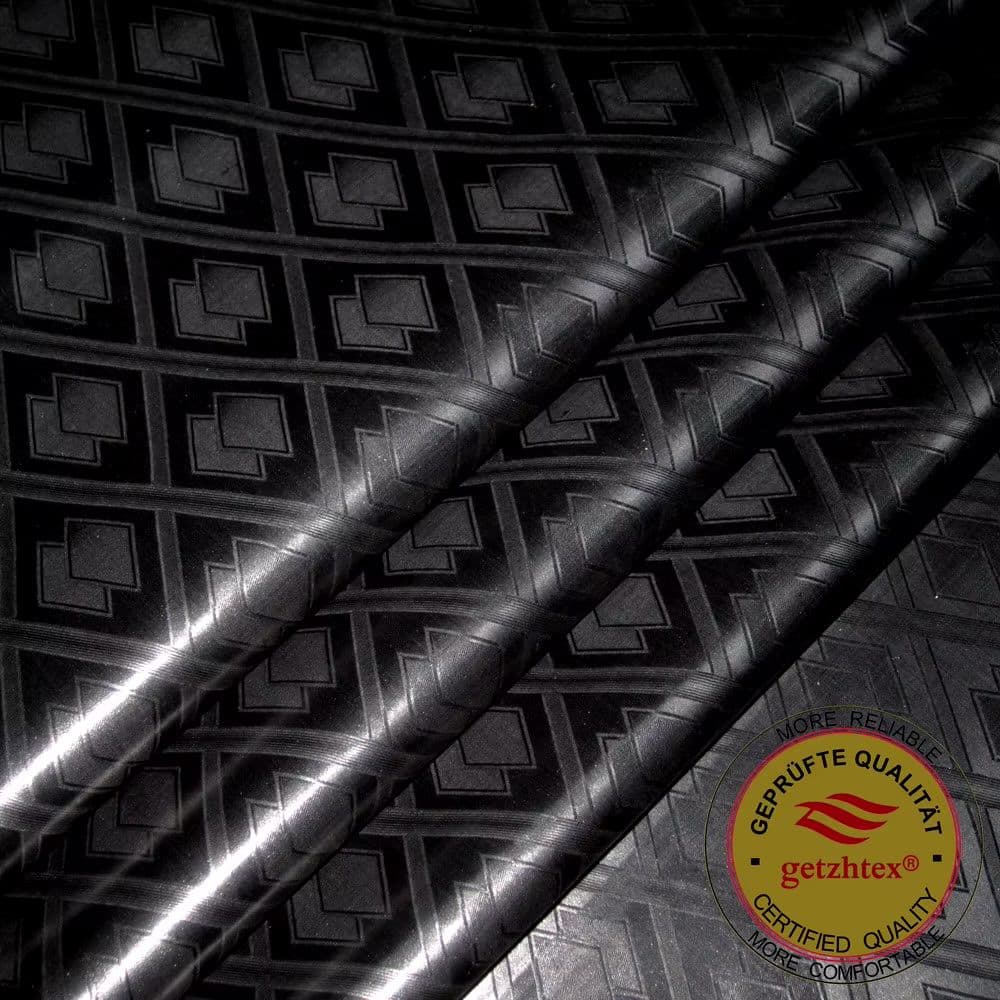 Guinea Brocada Black fabric