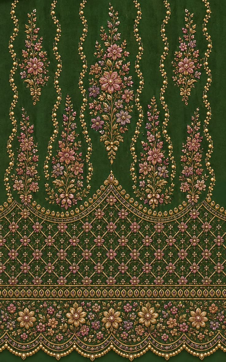 George Emerald fabric